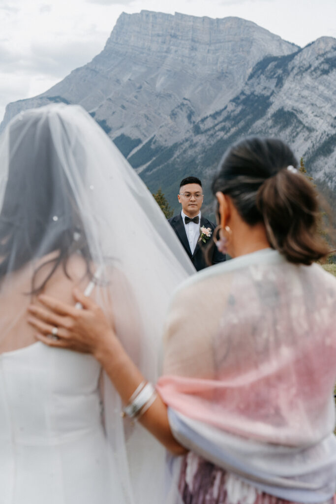 intimate rocky mountain wedding